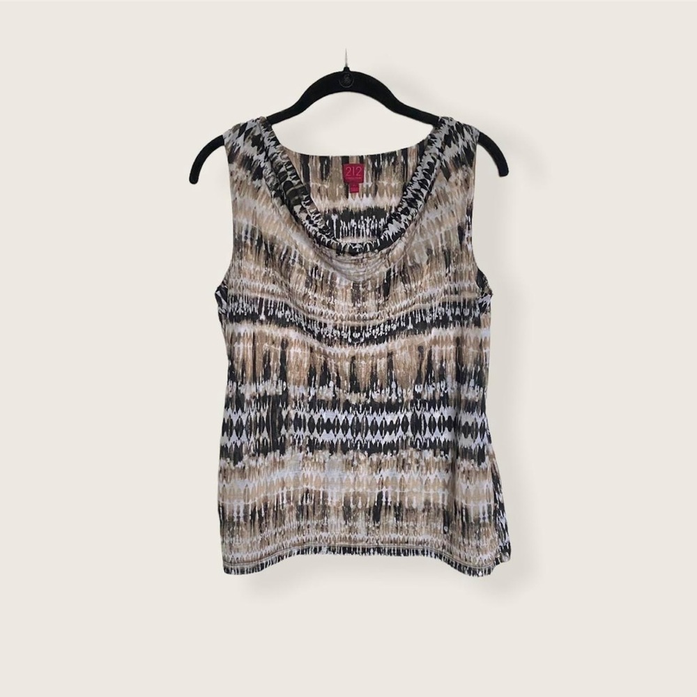 y2k cowl neck sleeveless blouse!